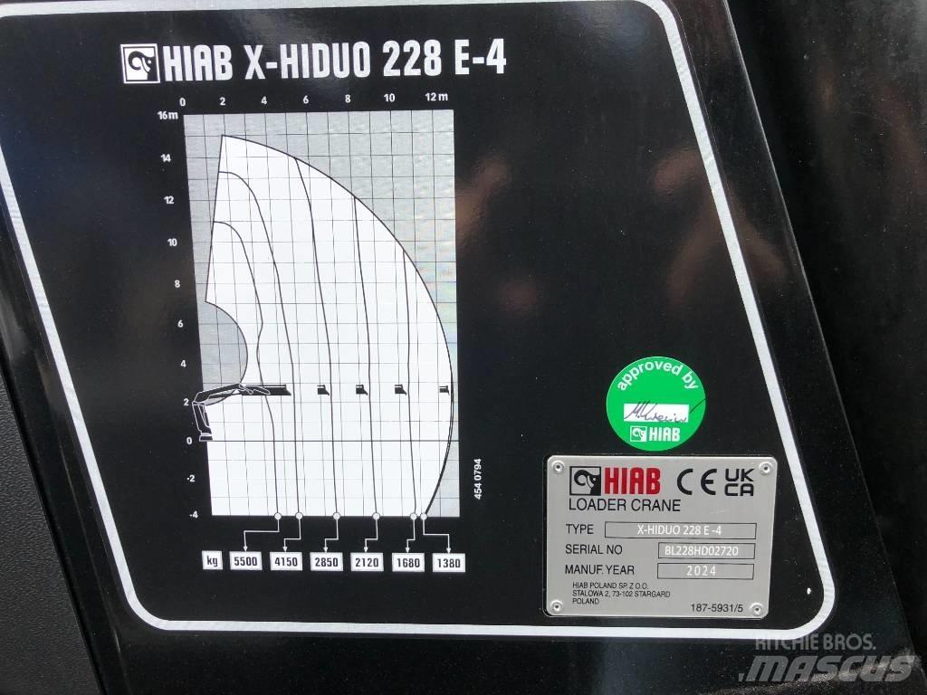 HIAB X-HiDuo 228 E-4 Iekrāvēju krāni