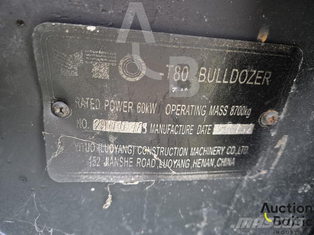 YTO T-80 Kāpurķēžu buldozeri