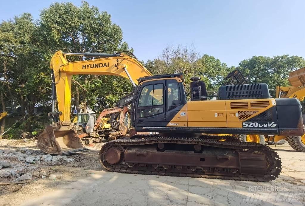 Hyundai R520LC-9 Kāpurķēžu ekskavatori