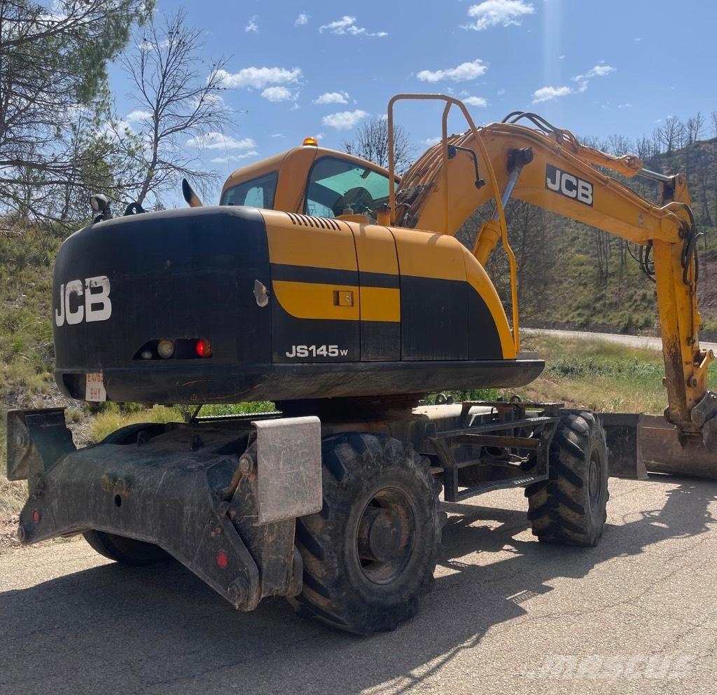 JCB JS 145 W Ekskavatori uz riteņiem