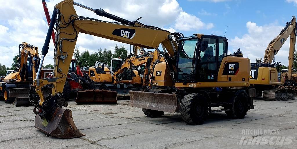 CAT M316F Ekskavatori uz riteņiem