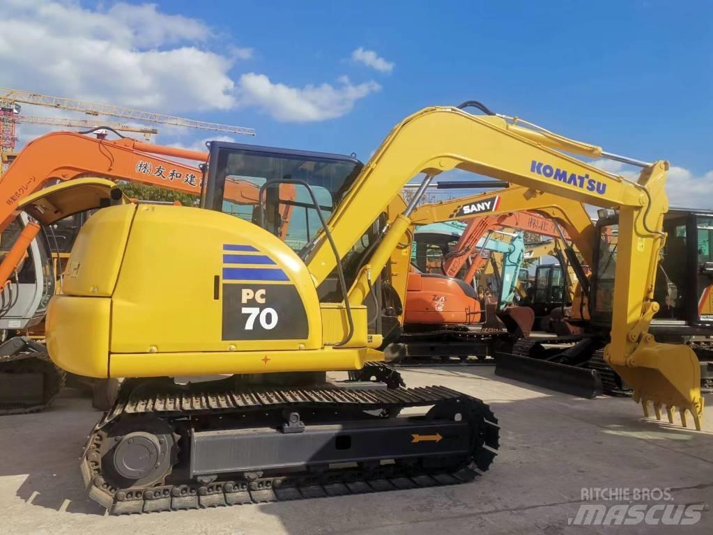 Komatsu PC 70 Kāpurķēžu ekskavatori