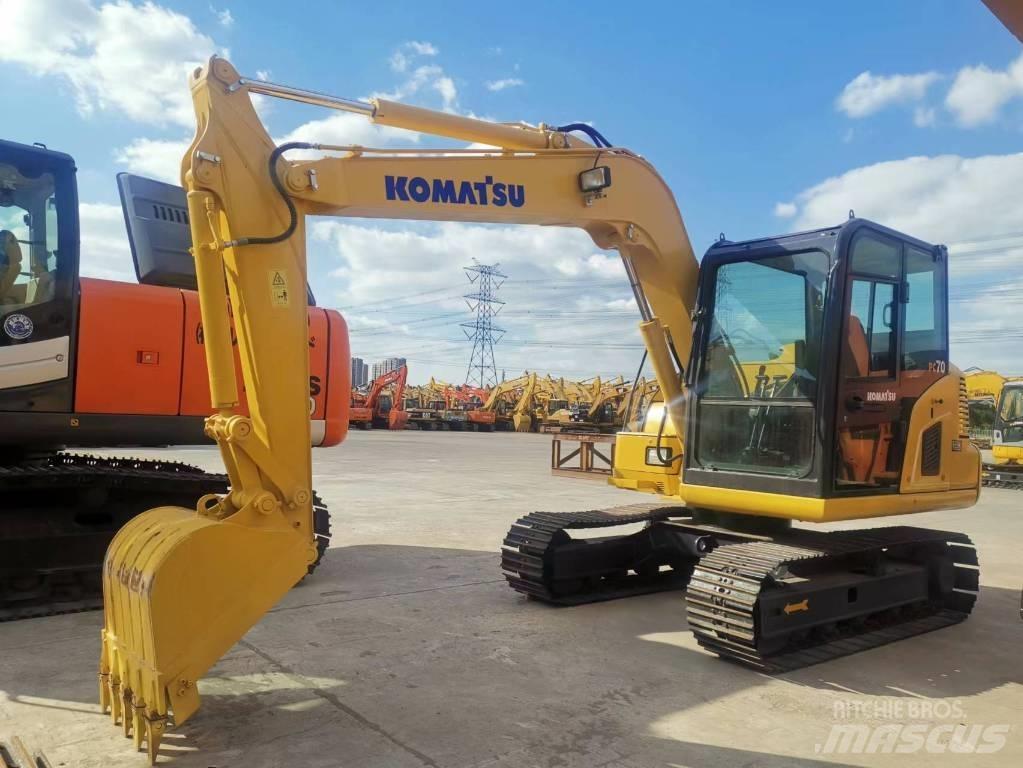 Komatsu PC 70 Kāpurķēžu ekskavatori