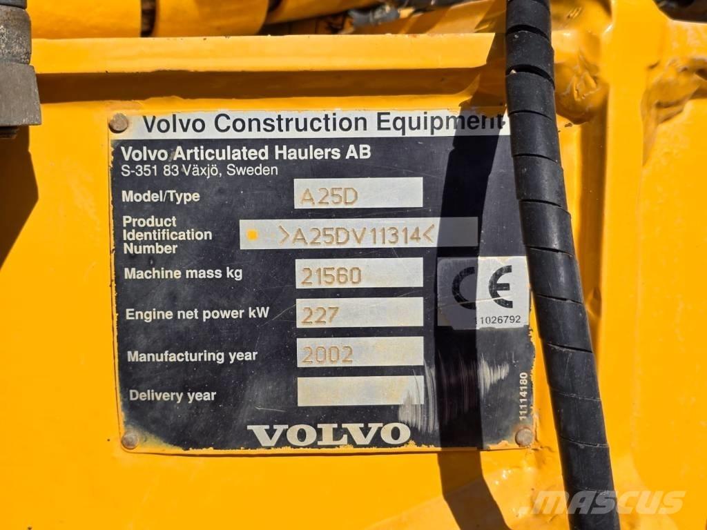 Volvo A25 D Mini pašizgāzēji