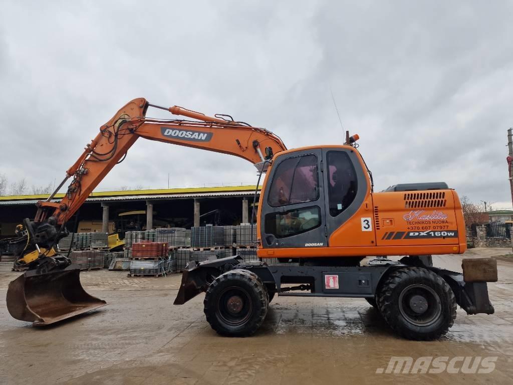 Doosan DX 160 W Ekskavatori uz riteņiem