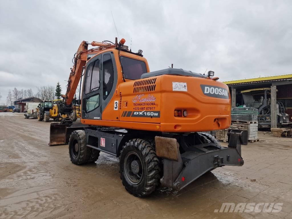 Doosan DX 160 W Ekskavatori uz riteņiem
