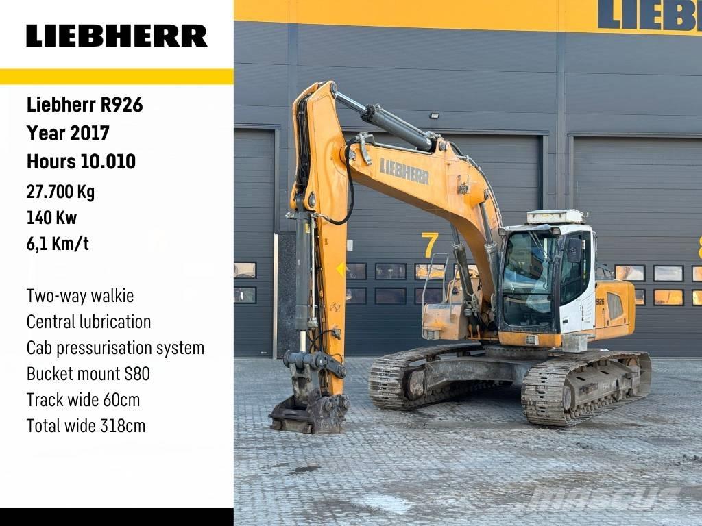 Liebherr R 926 LC Kāpurķēžu ekskavatori