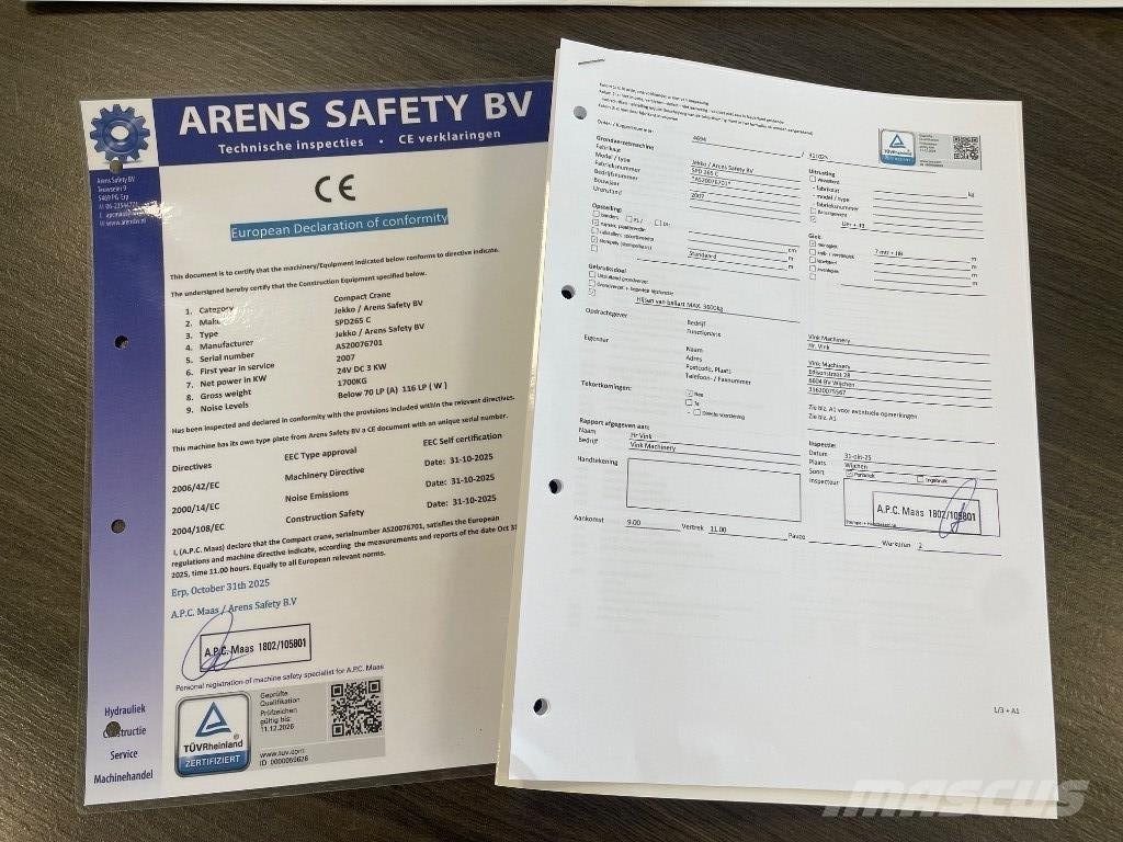 Jekko SPD 265 C  SOLD Mini pacēlāji