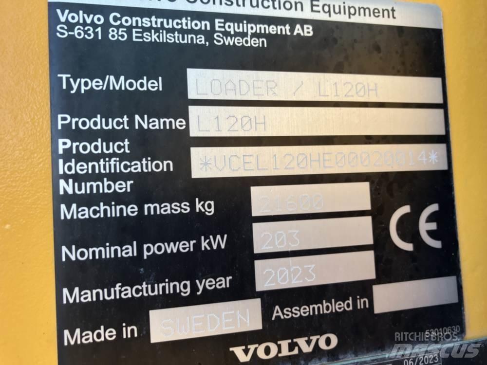 Volvo L120H Iekrāvēji uz riteņiem