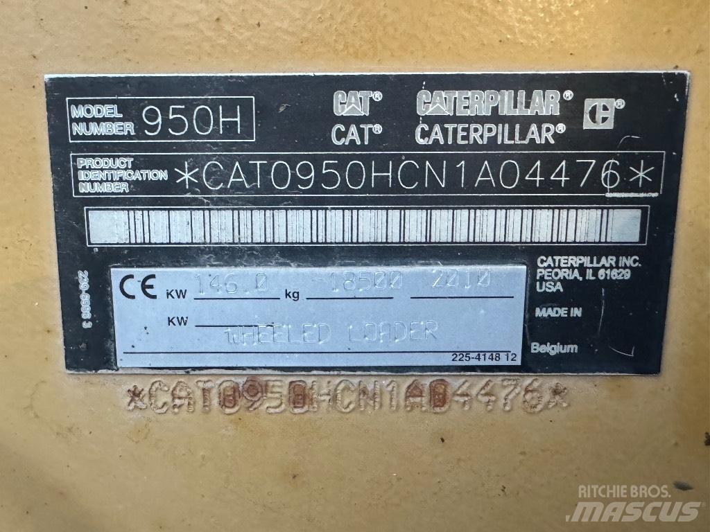 CAT 950H Iekrāvēji uz riteņiem