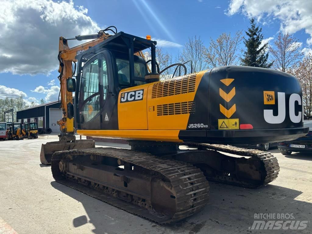 JCB JS 260 LC Kāpurķēžu ekskavatori