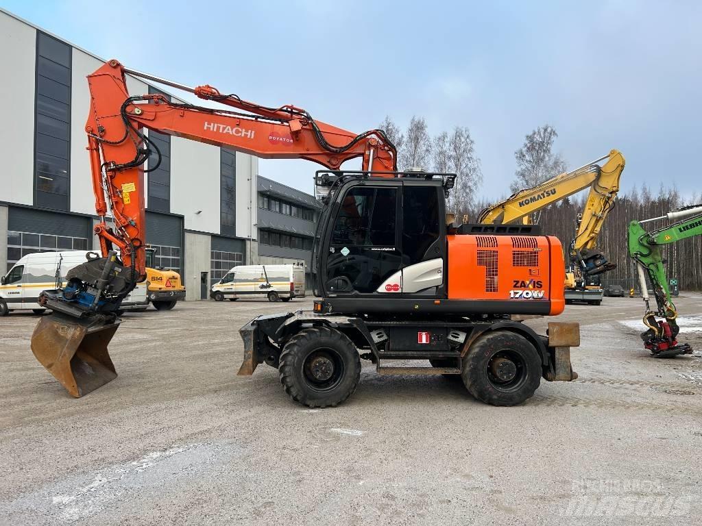 Hitachi ZX 170 W-6 Ekskavatori uz riteņiem