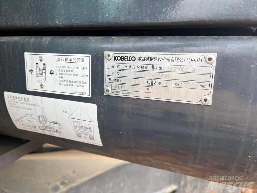 Kobelco SK210 Kāpurķēžu ekskavatori