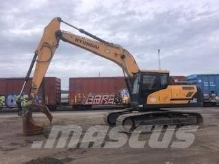 Hyundai HX 220 L Kāpurķēžu ekskavatori