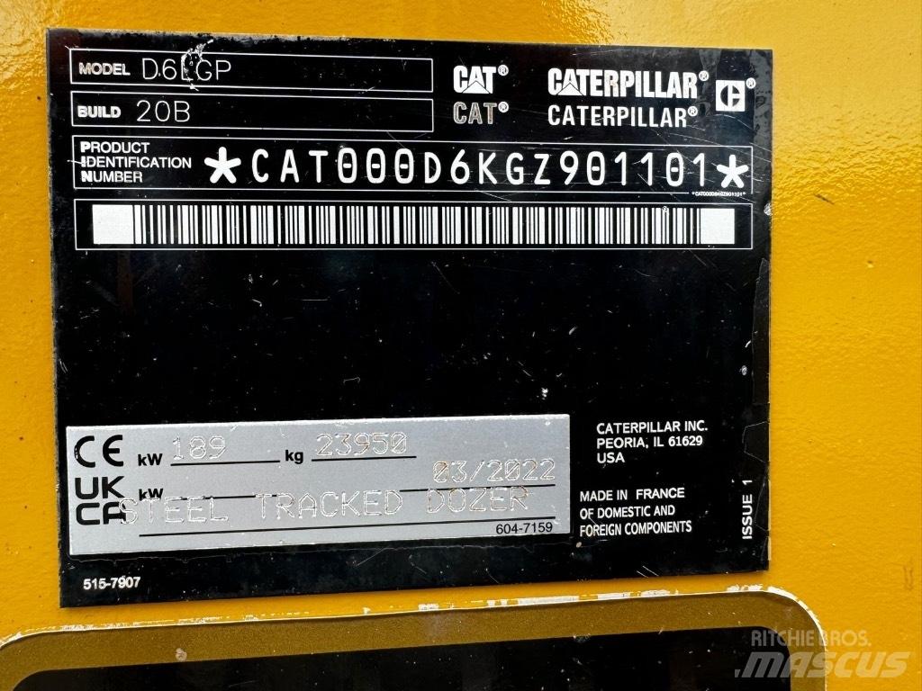 CAT D 6 LGP Kāpurķēžu buldozeri