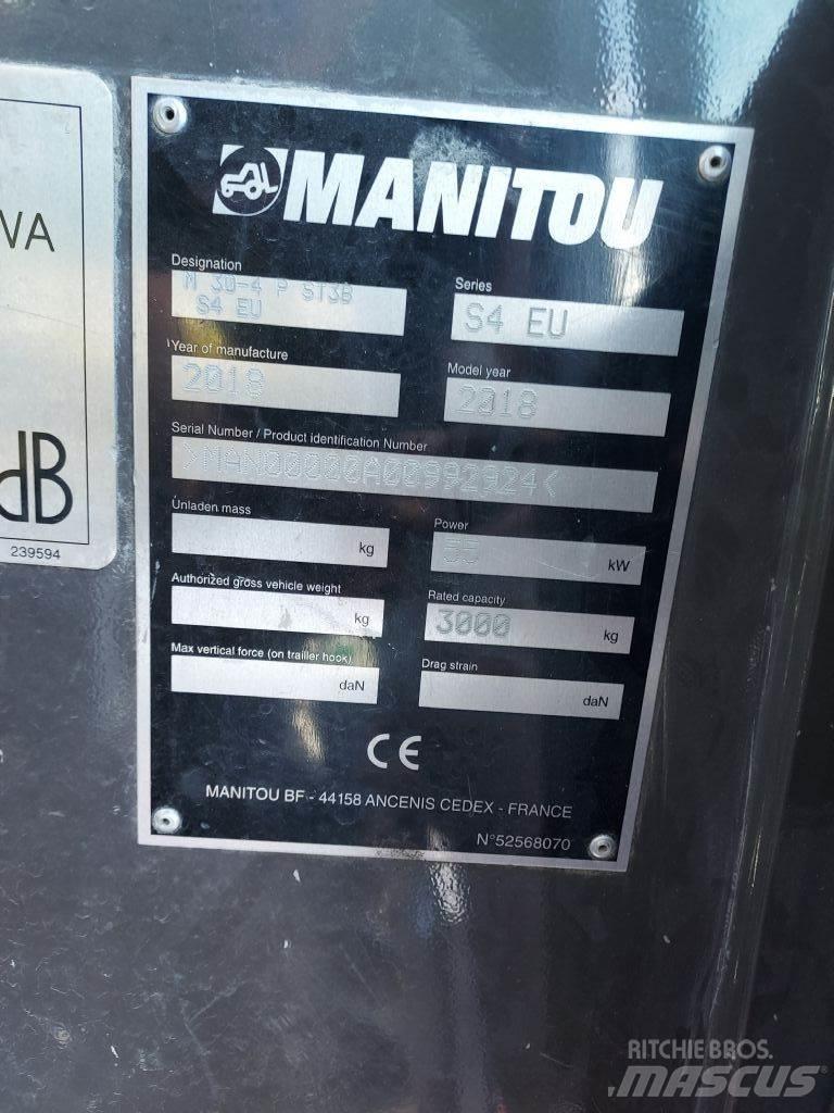 Manitou M 30.4 Apvidus autokrāvējs