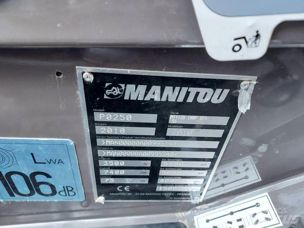 Manitou MT 1135 Teleskopiskie manipulatori