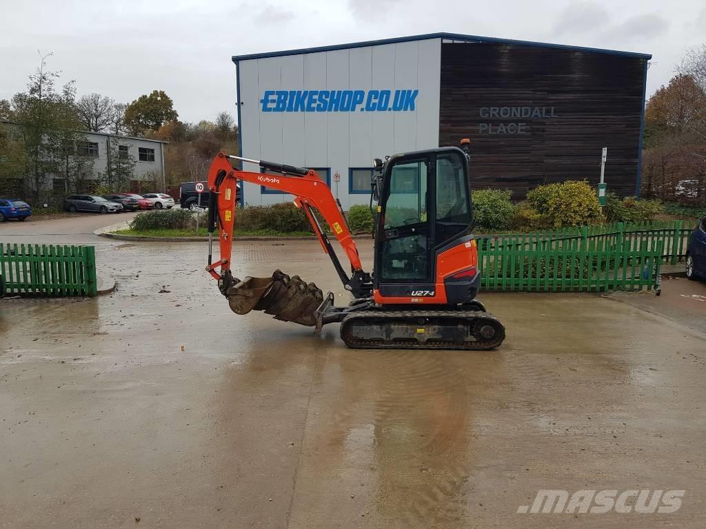 Kubota U27-4 Mini ekskavatori < 7 t