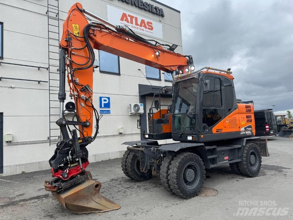 Doosan DX 165 W-5 Ekskavatori uz riteņiem
