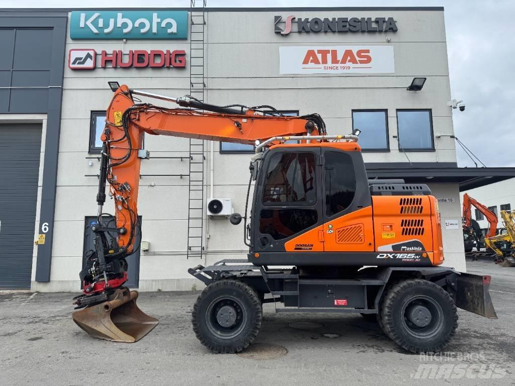 Doosan DX 165 W-5 Ekskavatori uz riteņiem