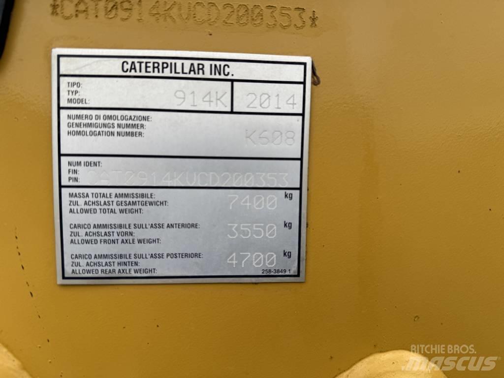 CAT 914K shovel Iekrāvēji uz riteņiem