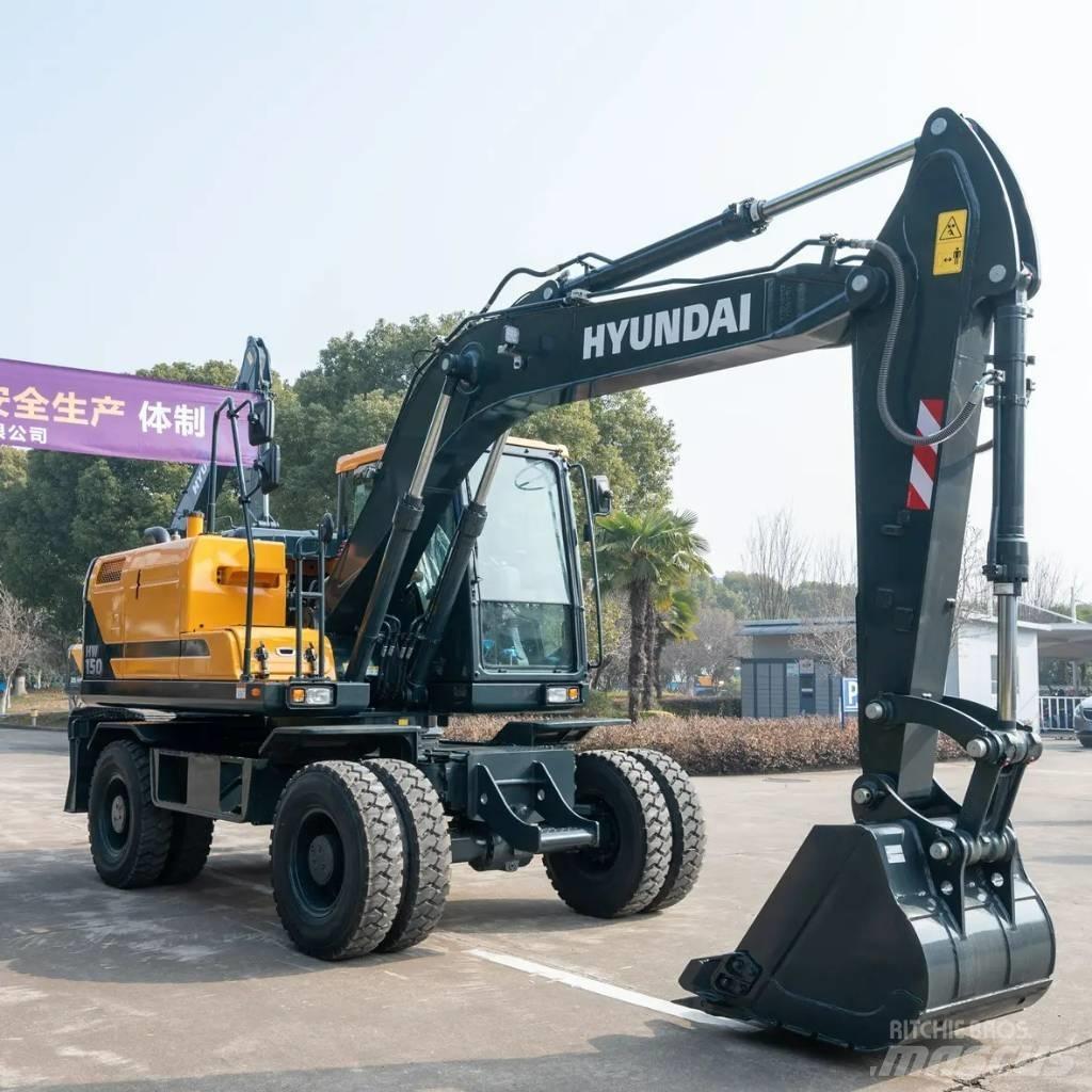 Hyundai HW 150 Ekskavatori uz riteņiem