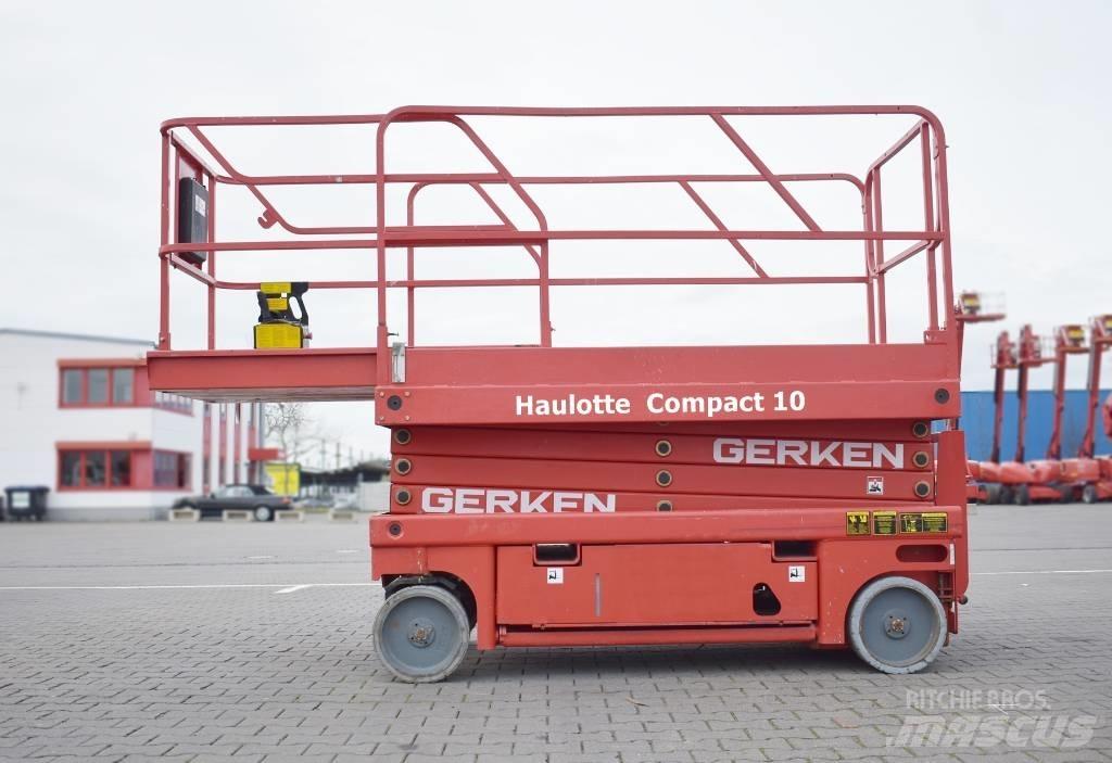 Haulotte Compact 10 Šķerveida pacēlāji