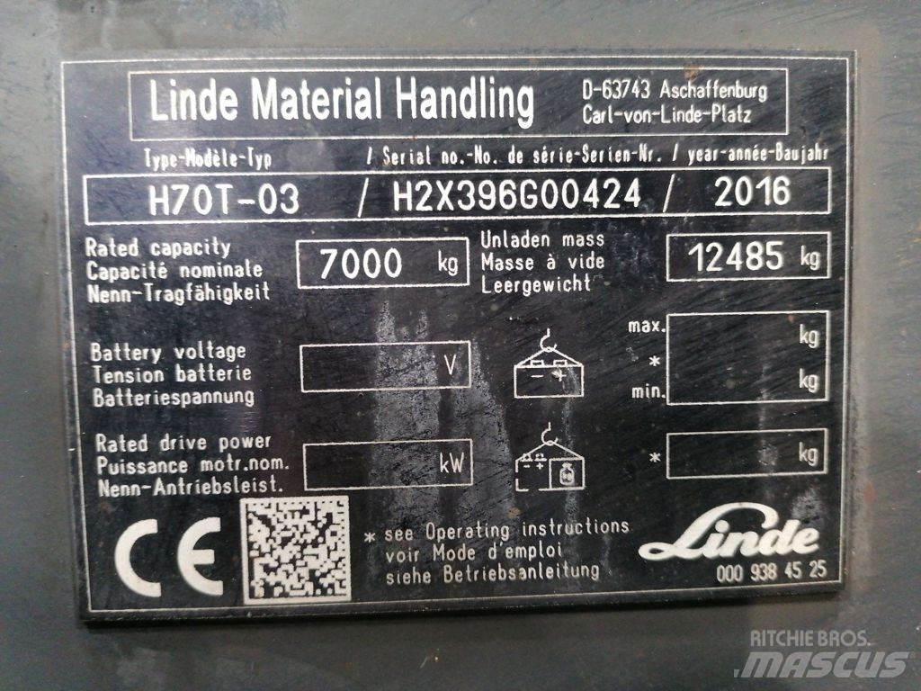 Linde H70T-01 LPG tehnika