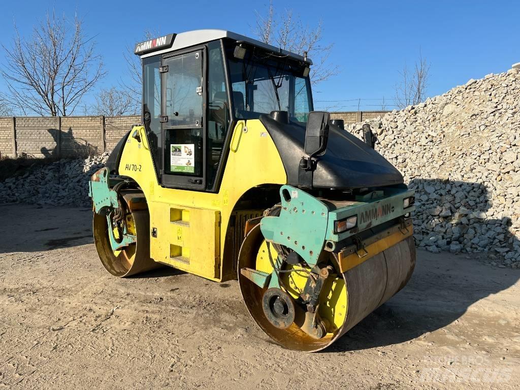 Ammann AV 70-2 Divvalču grunts veltņi