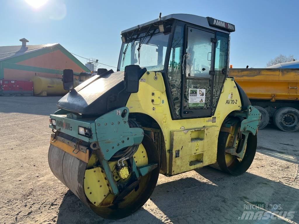 Ammann AV 70-2 Divvalču grunts veltņi