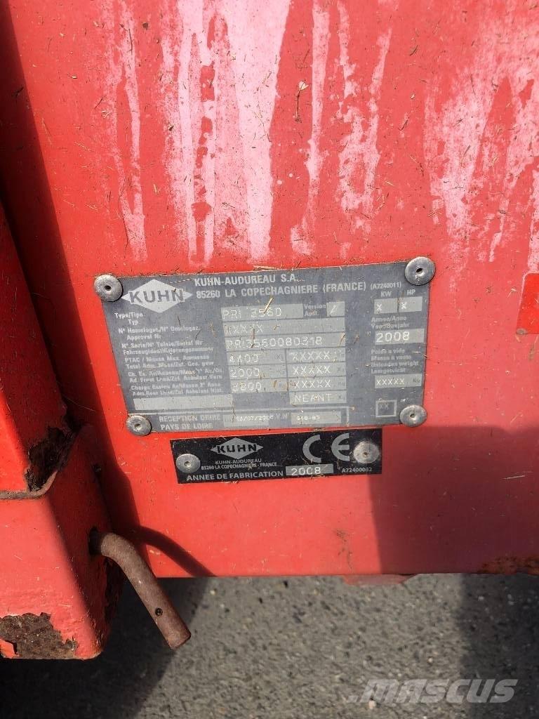Kuhn 3560 Ķīpu smalcinātāji, griezēji un attinēji
