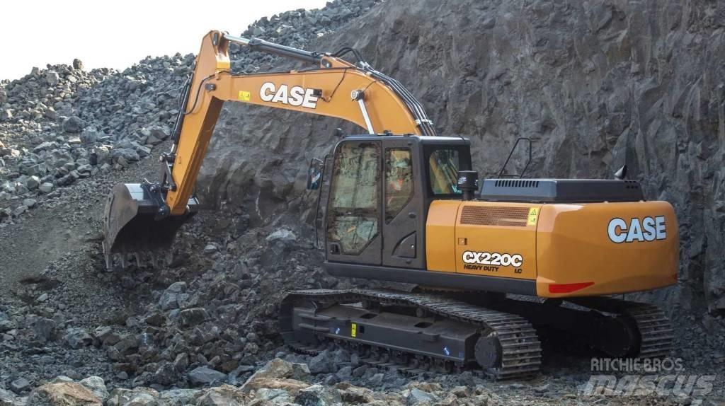 CASE CX 220 C LC Kāpurķēžu ekskavatori