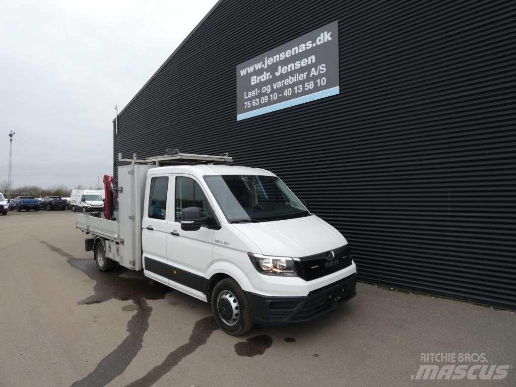 MAN TGE 5.180 Platformas/izkraušana no sāniem