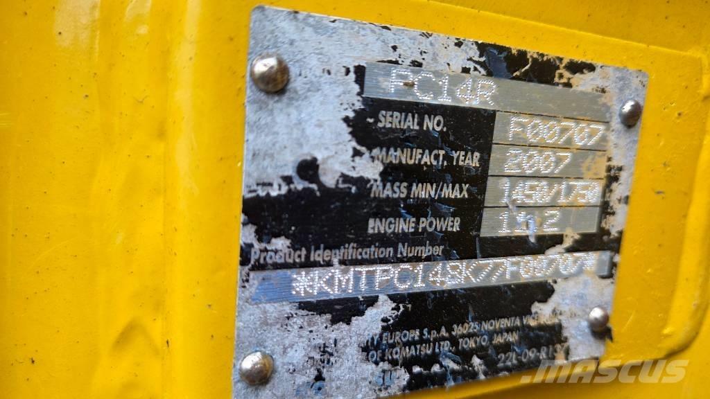 Komatsu PC 14 R Mini ekskavatori < 7 t