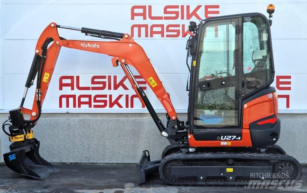 Kubota U 27-4 Mini ekskavatori < 7 t