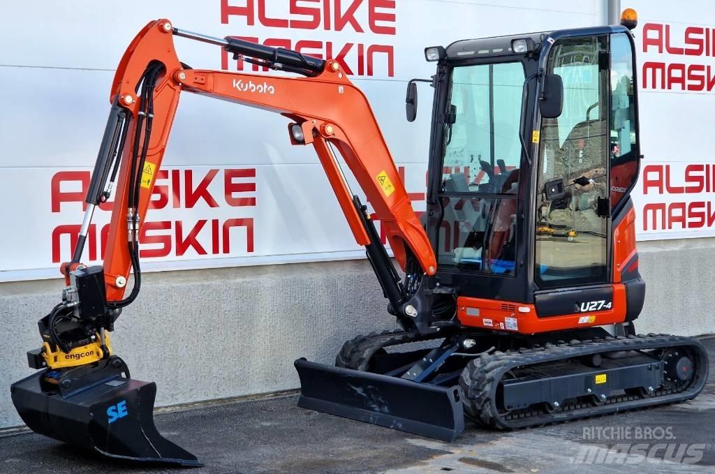 Kubota U 27-4 Mini ekskavatori < 7 t