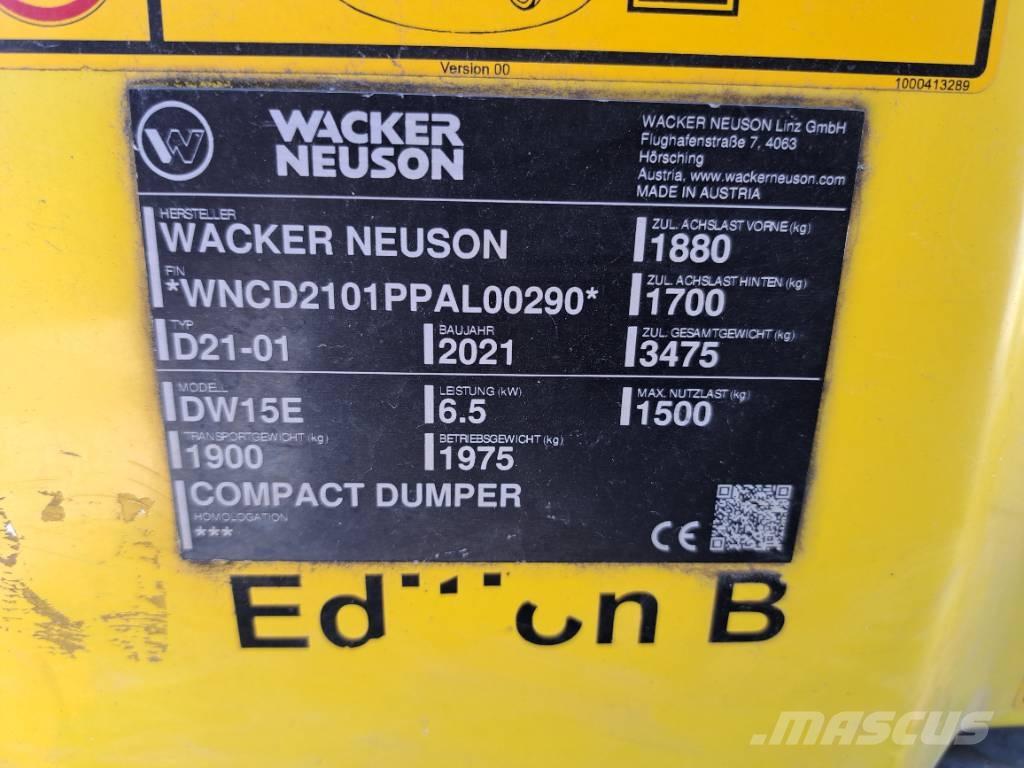 Wacker Neuson DW15e Mini pašizgāzēji