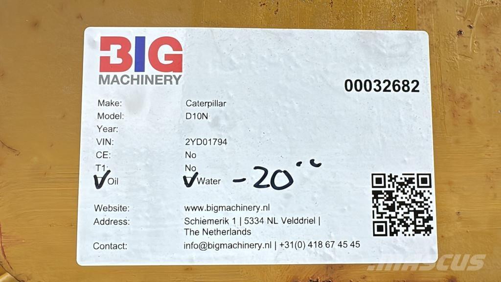 CAT D10N Kāpurķēžu buldozeri