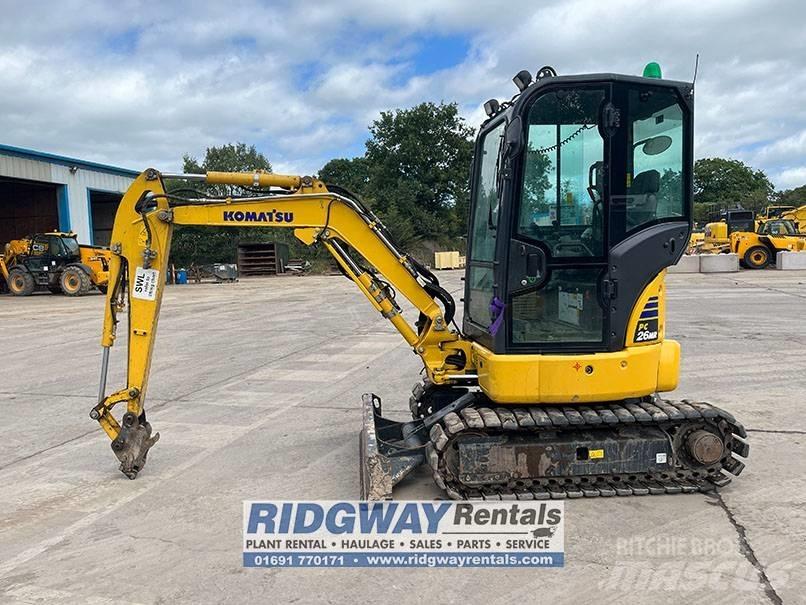 Komatsu PC 26 MR-5 Mini ekskavatori < 7 t