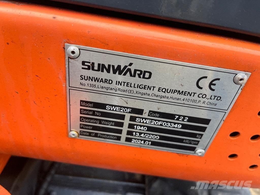 Sunward SWE 20 F Mini ekskavatori < 7 t
