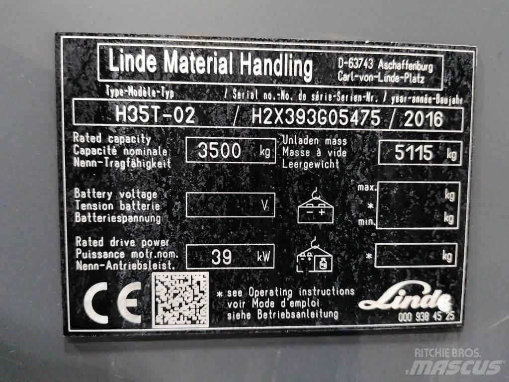 Linde H35T-02 LPG tehnika