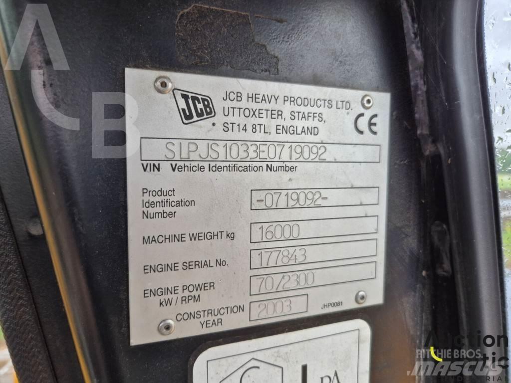 JCB JS 160 W Ekskavatori uz riteņiem