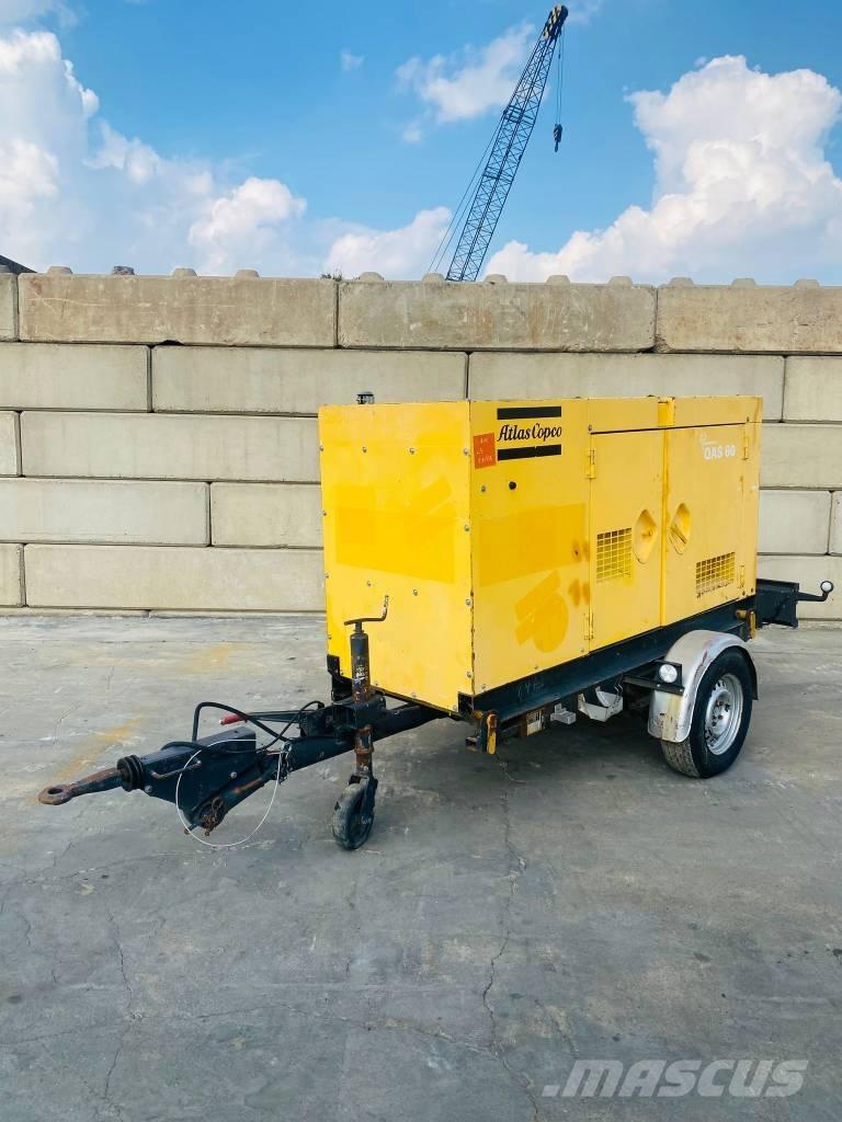 Atlas Copco QAS 60 Dīzeļģeneratori