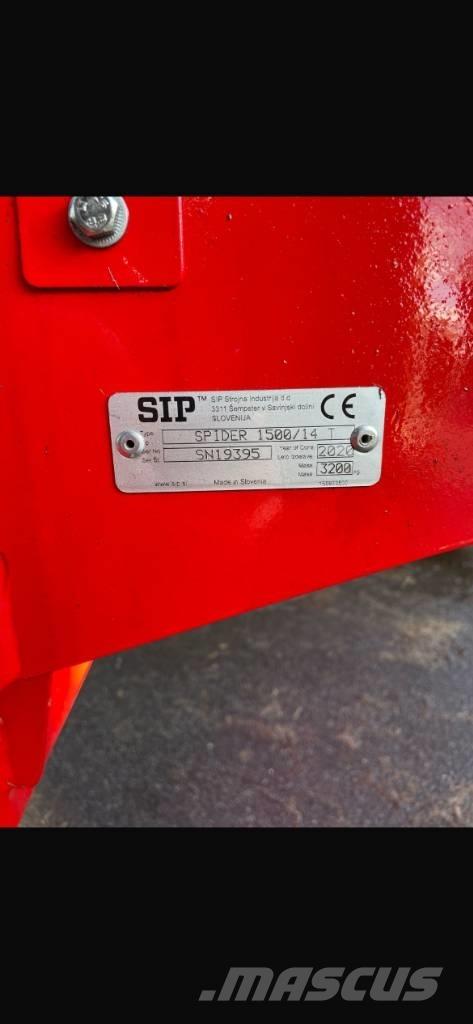 SIP Spider 1500/14T Grābekļi un siena ārdītāji