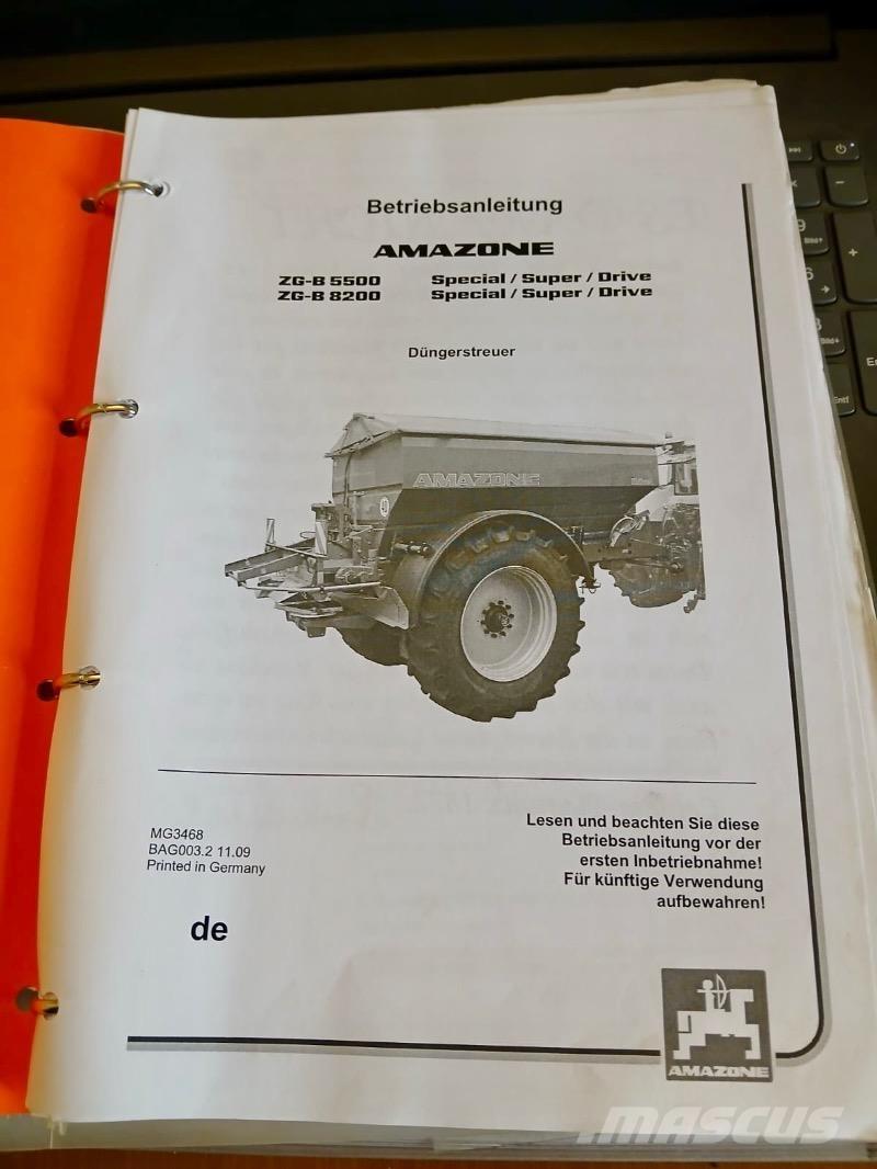 Amazone ZG-B 5500 Minerālmēslu izkliedētāji