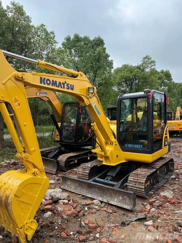 Komatsu PC56-7 Kāpurķēžu ekskavatori