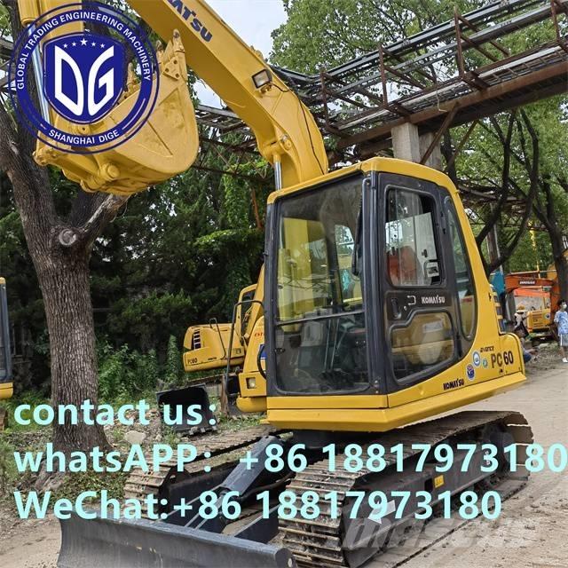 Komatsu PC 60-7C Kāpurķēžu ekskavatori