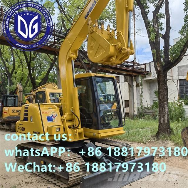 Komatsu PC 60-7C Kāpurķēžu ekskavatori