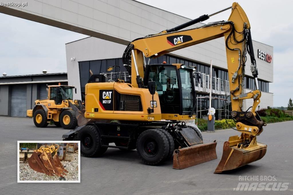 CAT M 315 F Ekskavatori uz riteņiem
