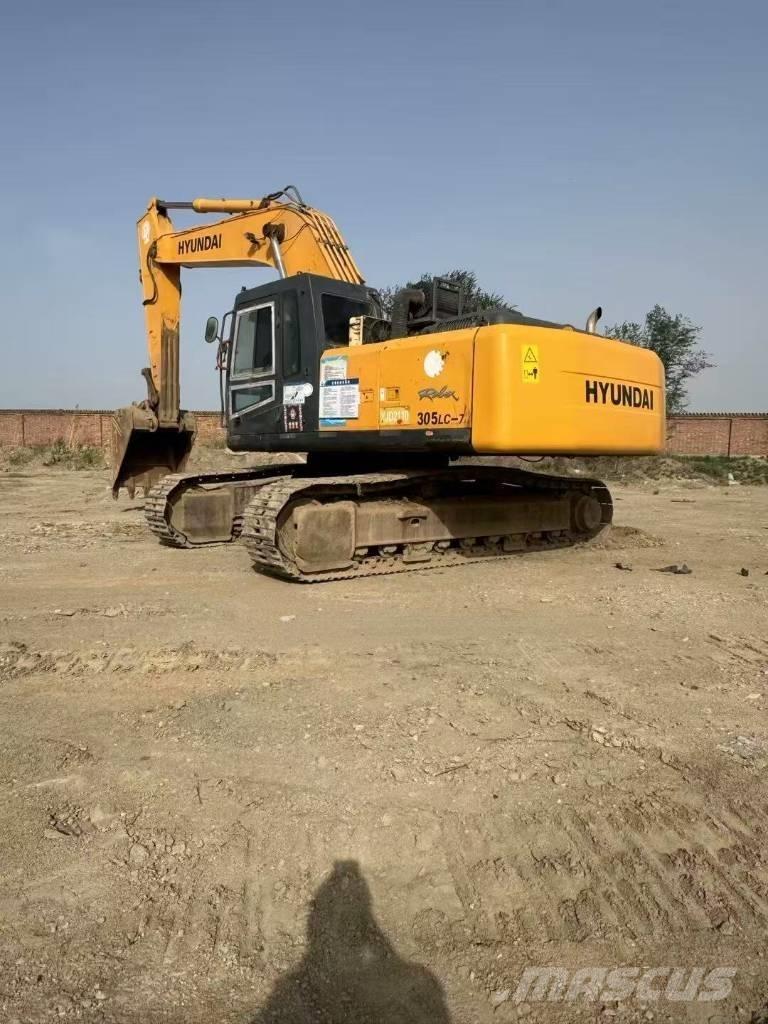 Hyundai R305lc-7 Kāpurķēžu ekskavatori